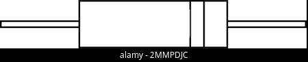 modello vektor con logo a diodo nero Illustrazione Vettoriale