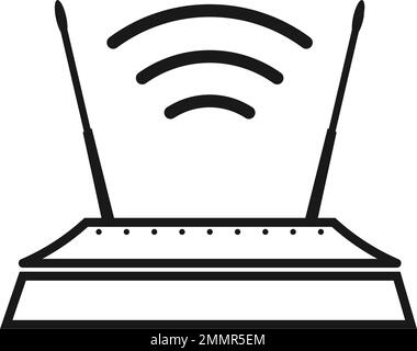 icona del router immagine dsign Illustrazione Vettoriale