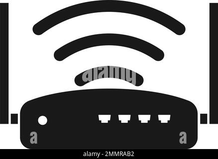 icona del router immagine dsign Illustrazione Vettoriale