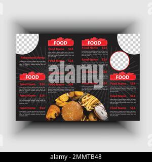 menu del ristorante con lavagna. Menu birra leggera Design per il Ristorante Cafe Pub con gesso su sfondo tessile in legno Illustrazione Vettoriale