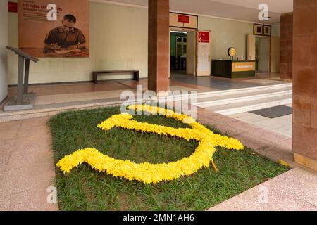 Hanoi, Vietnam, gennaio 2023. Comando Generale sede Bunker sito storico all'interno della cittadella imperiale di Thăng Long, Foto Stock