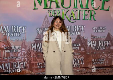 Nancy Barop bei der Premiere des Kinofilms 'Maurice der Kater' im Cinemaxx Dammtor. Amburgo, 29.01.2023 Foto Stock