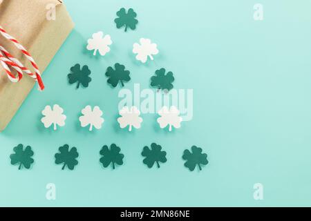 Happy St Patricks Day decorazione sfondo concetto Foto Stock