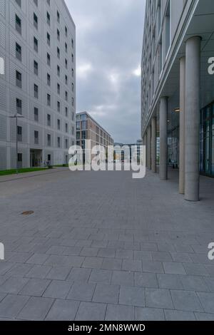 Europa Viertel o European Quarters, Stoccarda, Baden Wüerttemberg, Germania meridionale, Europa centrale Foto Stock