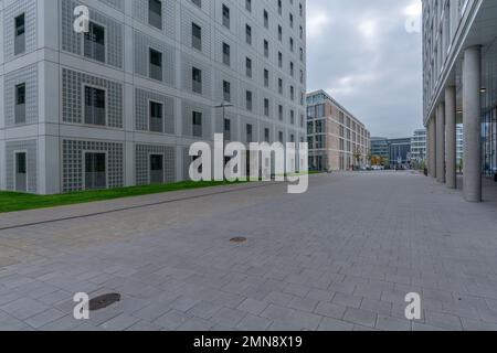 Europa Viertel o European Quarters, Stoccarda, Baden Wüerttemberg, Germania meridionale, Europa centrale Foto Stock