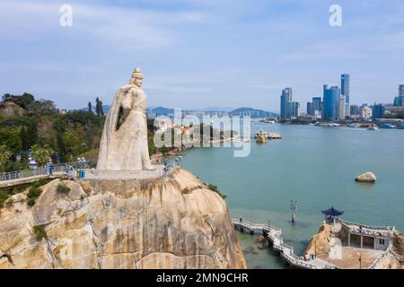 Isola di Gulangyu in pietra di xiamen come zheng chenggong Foto Stock