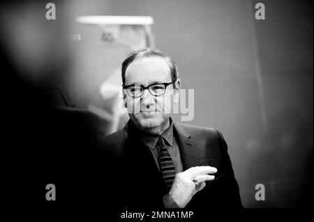 Kevin Spacey partecipa alla fotocall di ''uomo che disco Dio'' al Cinema Adriano il 18 gennaio 2023 a Roma. (Foto di Giovanna Onofri) Foto Stock