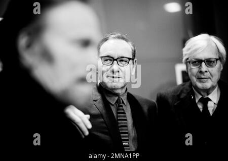 Kevin Spacey partecipa alla fotocall di ''uomo che disco Dio'' al Cinema Adriano il 18 gennaio 2023 a Roma. (Foto di Giovanna Onofri) Foto Stock