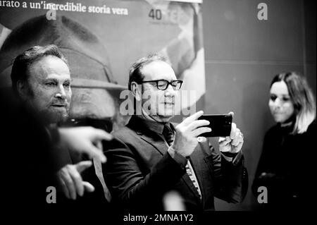 Kevin Spacey partecipa alla fotocall di ''uomo che disco Dio'' al Cinema Adriano il 18 gennaio 2023 a Roma. (Foto di Giovanna Onofri) Foto Stock