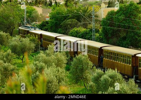 Metro de Palma de Mallorca, SA Garriga, mallorca, isole balneari, España, europa Foto Stock