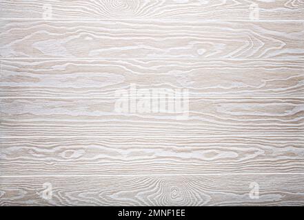 Pannelli di legno chiaro bianco sfondo bianco rustico o sfondo con spazio per il testo, pannelli di legno bianco texture modello superficie parete per la copia di disegno Foto Stock