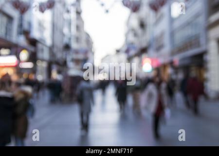 città scena strada sfocata. Risoluzione e foto di alta qualità Foto Stock