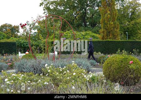 Giardini del palazzo, Oranienburg, Oberhavel County, Brandeburgo, Germania Foto Stock