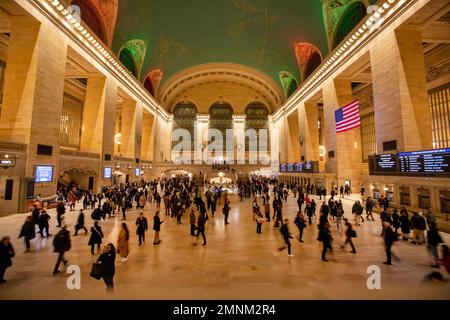 Foto di Tim Cuff. Dal 9 dicembre 2022 al 10 gennaio 2023. Stazione Grand Central Foto Stock