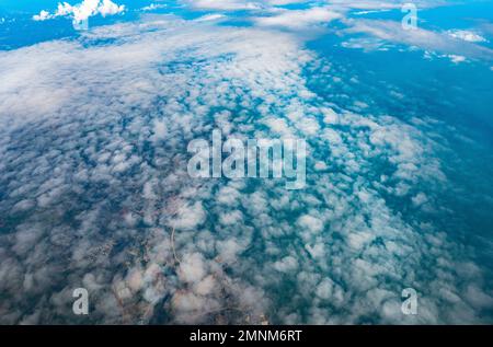 Vista dall'alto dell'isola di hainan Foto Stock