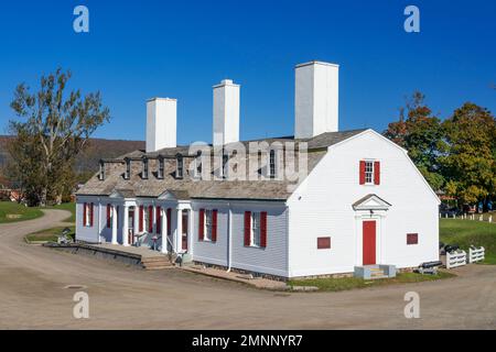 I Parchi Canada Fort Anne a Annapolis Royal, Nuova Scozia, Canada. Foto Stock