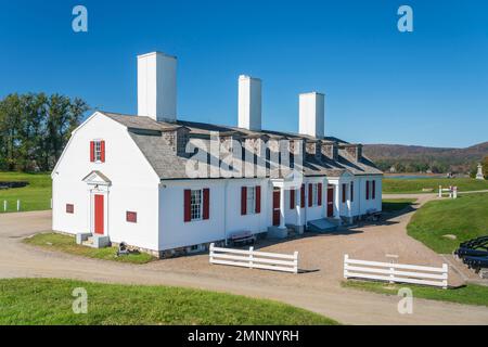 I Parchi Canada Fort Anne a Annapolis Royal, Nuova Scozia, Canada. Foto Stock