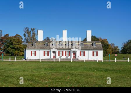 I Parchi Canada Fort Anne a Annapolis Royal, Nuova Scozia, Canada. Foto Stock
