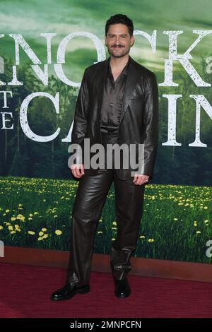 Jonathan Goff partecipa al "Knock at the Cabin" World Premiere al Jazz al Lincoln Center il 30 gennaio 2023 a New York City. Foto Stock