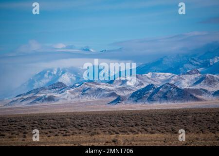 Warm Springs è una città abbandonata nella contea di Nye, Nevada, USA. Foto Stock