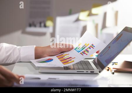 Esempi di idea di analisi aziendale rendono Una grande Analystㅍ aziendale Foto Stock