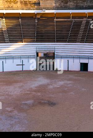 Righe arena vuote, Nord Africa, Oran, Algeria Foto Stock