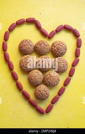 cattiva alimentazione e salute del cuore Foto Stock