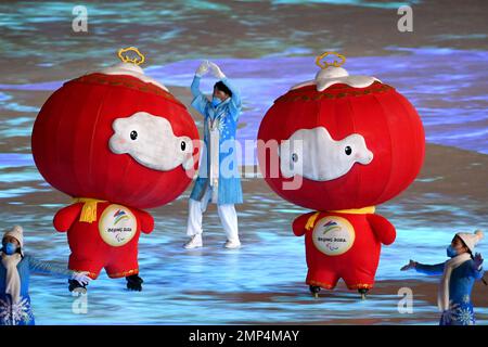 Cerimonia di apertura - Olimpiadi invernali di Pechino 2022 Foto Stock