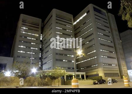 Si tratta del Clark County Detention Center, dove OJ Simpson è detenuto in attesa del suo trasferimento in una prigione di Stato del Nevada dopo la condanna del 5 dicembre ad un minimo di 9 anni di carcere. Las Vegas, Nevada. 12/5/08. Foto Stock