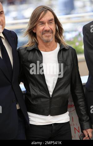 Iggy Pop alla fotocellula 'Gimmie Danger' tenutasi al Palais des Festivals et des Congrès di Cannes nel corso del Festival Internazionale del Film di Cannes 69th a Cannes, Francia. 19th maggio, 2016. Foto Stock