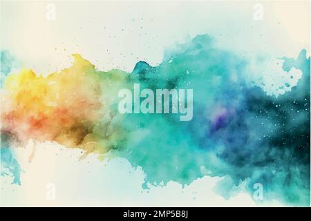 Illustrazione di sfondo dipinta a mano Illustrazione Vettoriale