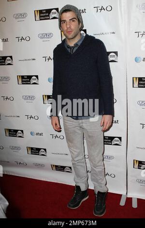 Zachary Quinto al 2011° Spotlight Initiative Awards della Creative Coalition. Park City, Utah. 01/24/2011. Foto Stock