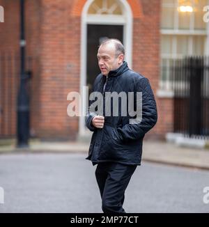 Londra, Inghilterra, Regno Unito. 31st Jan, 2023. Il Segretario di Stato per l'Irlanda del Nord CHRIS HEATON-HARRIS è visto fuori 10 Downing Street come un gabinetto si riunisce. (Credit Image: © Tayfun Salci/ZUMA Press Wire) SOLO PER USO EDITORIALE! Non per USO commerciale! Credit: ZUMA Press, Inc./Alamy Live News Credit: ZUMA Press, Inc./Alamy Live News Foto Stock