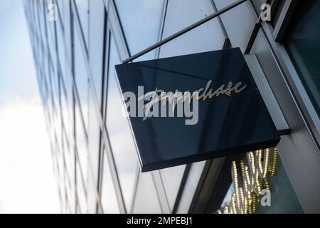 LONDRA, 31st gennaio 2023, Un negozio di Paperchase chiuso a Londra mentre Paperchase entra in amministrazione come Supermarket Tesco acquista il marchio di cartoleria ma non è negozi. Credit: Lucy North/Alamy Live News Foto Stock