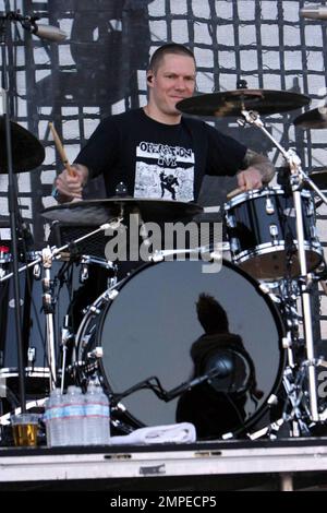 I rocker canadesi Billy Talent si esibiscono al Coachella Music and Arts Festival 2009. Indio, California. 4/18/09. Foto Stock