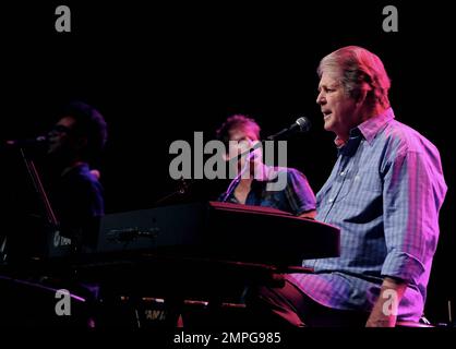 L'ex cantante dei Beach Boys Brian Wilson suona all'Hard Rock Live! Nel Seminole Hard Rock Hotel & Casino. HOLLYWOOD, FLORIDA. 5th agosto 2011. Foto Stock