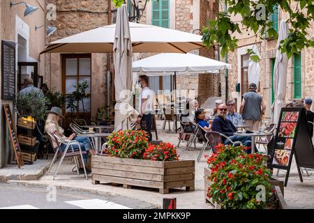 Fornalutx, Soller Valley Route, Maiorca, Isole Baleari, Spagna Foto Stock