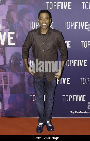 Il comico Chris Rock alla prima edizione australiana dei 'Top Five' a Sydney, Australia. 4th marzo 2015. Foto Stock