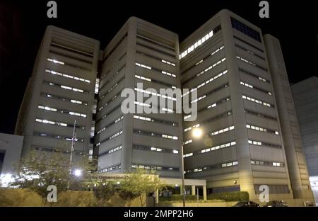 Si tratta del Clark County Detention Center, dove OJ Simpson è detenuto in attesa del suo trasferimento in una prigione di Stato del Nevada dopo la condanna del 5 dicembre ad un minimo di 9 anni di carcere. Las Vegas, Nevada. 12/5/08. Foto Stock