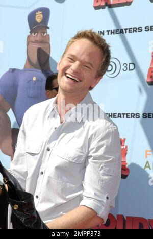 Neil Patrick Harris partecipa alla prima mondiale di 'Cloudy with a Chance of Meatballs' a Los Angeles, CA. 9/12/09. Foto Stock