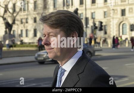 Robin Walker MP (con: Worcester - presidente del Comitato di selezione per l'istruzione) lascia il Parlamento, gennaio 2023 Foto Stock