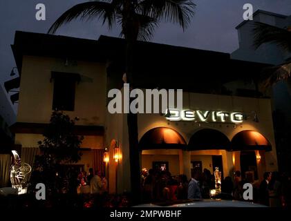 Atmosfera al Ristorante Devito South Beach. Miami Beach, Fla. 6/13/07. DeVito South Beach, Miami Beach, Florida. Foto Stock