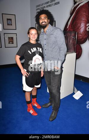 Jenna o'Reilly e David Haye alla mostra i am the Greatest - Muhammad Ali alla O2 Londra 3rd marzo 2016 Foto Mobis Photos/OIC 0203 174 1069 Foto Stock