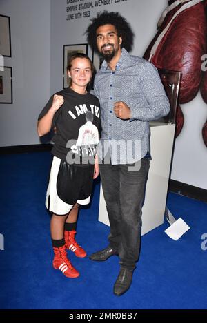 Jenna o'Reilly e David Haye alla mostra i am the Greatest - Muhammad Ali alla O2 Londra 3rd marzo 2016 Foto Mobis Photos/OIC 0203 174 1069 Foto Stock