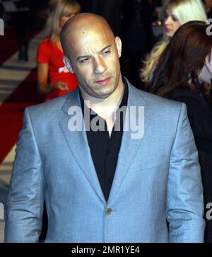 VIN Diesel partecipa alla prima di 'Fast & Furious' a Londra, Regno Unito. 3/19/09. Foto Stock