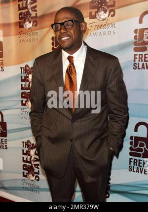 Forest Whitaker al Freedom Awards 2010 per celebrare gli sforzi delle persone che lottano per sradicare la tratta di esseri umani e la schiavitù in tutto il mondo, al Redondo Beach Performing Arts Center di Redondo Beach, California. 11/7/10 Foto Stock