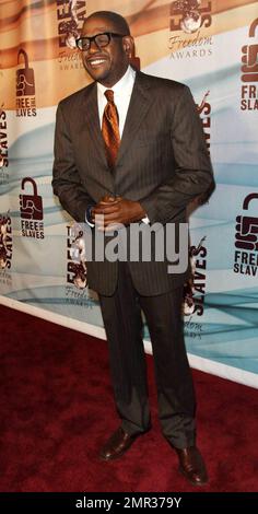 Forest Whitaker al Freedom Awards 2010 per celebrare gli sforzi delle persone che lottano per sradicare la tratta di esseri umani e la schiavitù in tutto il mondo, al Redondo Beach Performing Arts Center di Redondo Beach, California. 11/7/10 Foto Stock