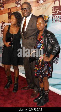 Forest Whitaker al Freedom Awards 2010 per celebrare gli sforzi delle persone che lottano per sradicare la tratta di esseri umani e la schiavitù in tutto il mondo, al Redondo Beach Performing Arts Center di Redondo Beach, California. 11/7/10 Foto Stock