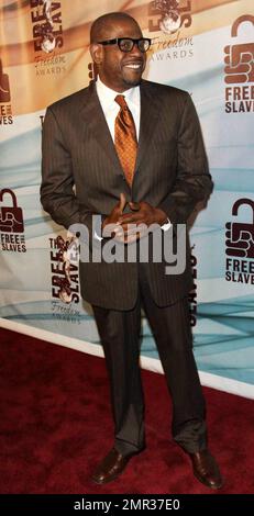 Forest Whitaker al Freedom Awards 2010 per celebrare gli sforzi delle persone che lottano per sradicare la tratta di esseri umani e la schiavitù in tutto il mondo, al Redondo Beach Performing Arts Center di Redondo Beach, California. 11/7/10 Foto Stock