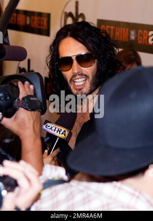 - Russell Brand ad una proiezione di 'Get Him to the Greek' al Planet Hollywood Hotel and Casino di Las Vegas, NV. 5/20/10. Foto Stock